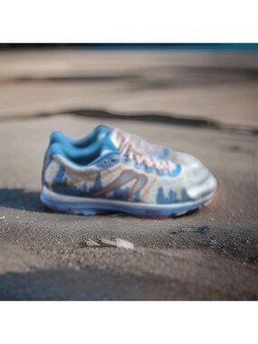 Newton Gravity IV Athletic Running Shoes Women's Size 7 White / Red / Blue